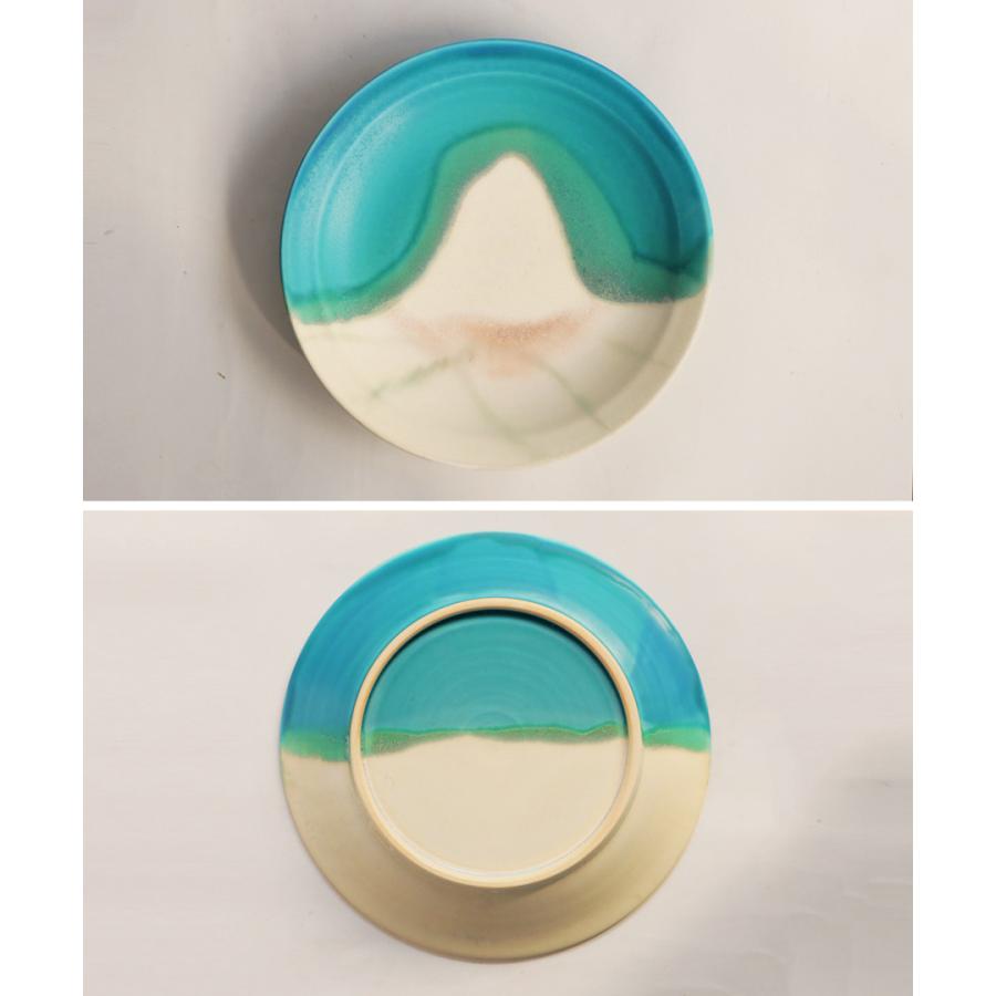 皿 リム皿 プレート PLATE 約19cm 手作り 食洗機対応 電子レンジ
