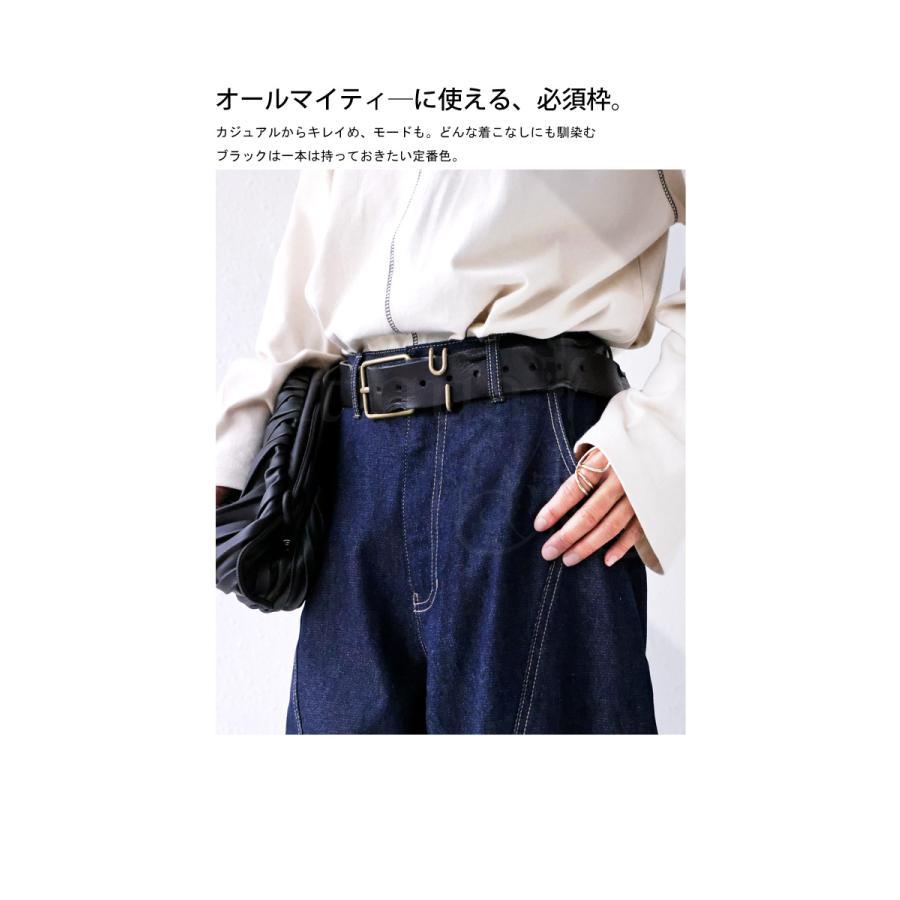 本革ベルト ベルト レディース 本革 ヴィンテージ感 ロング 送料