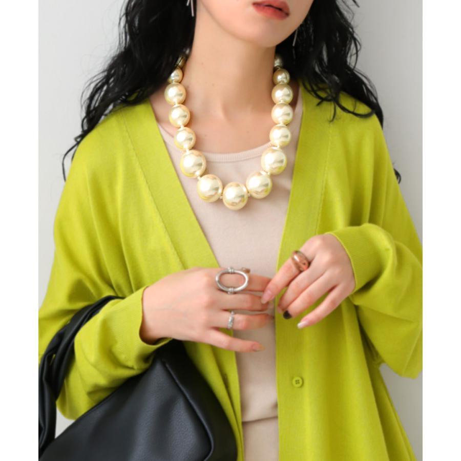 antiqua（アンティカ） ビッグパールネックレス ネックレス レディース 