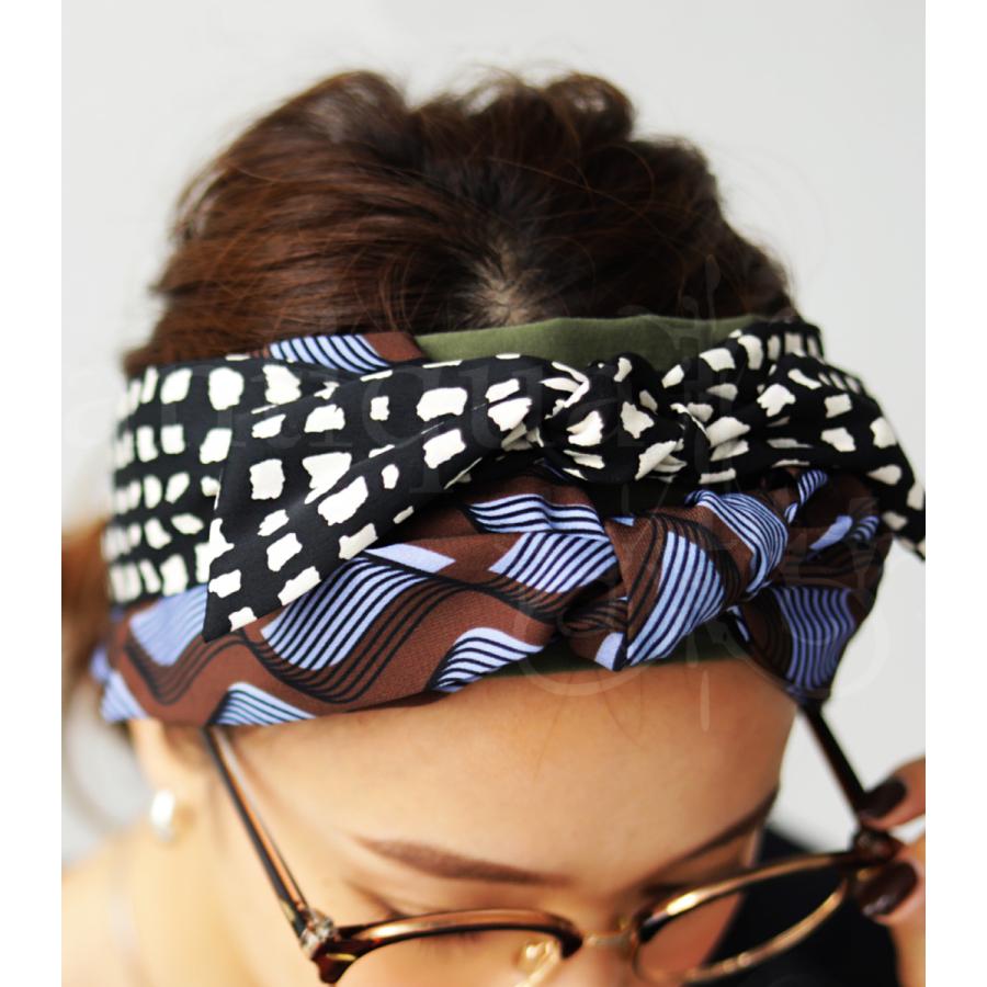 ヘアバンド ヘアアクセ ターバン ヘアアレンジ リボン レトロ柄 再再販 50ptメール便可 母の日 Aj Antiqua アンティカ 通販 Yahoo ショッピング