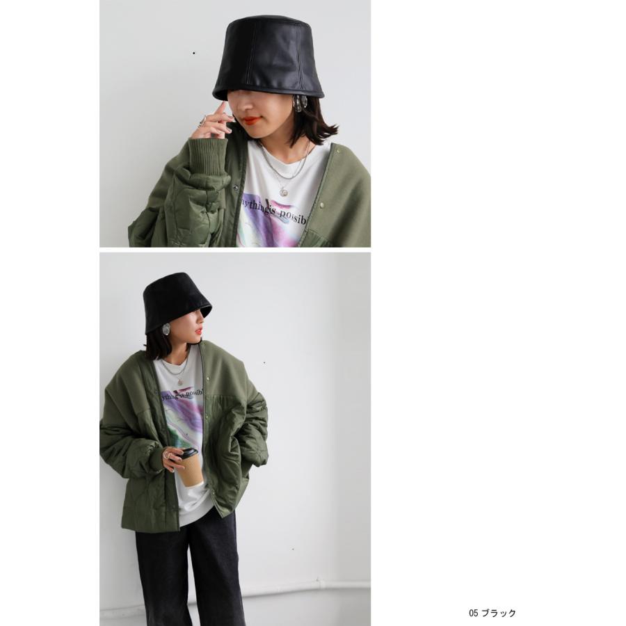 antiqua フェイクレザー バケットハット 帽子 レディース ハット antiqua フェイクレザー バケットハット 帽子 レディース ハット