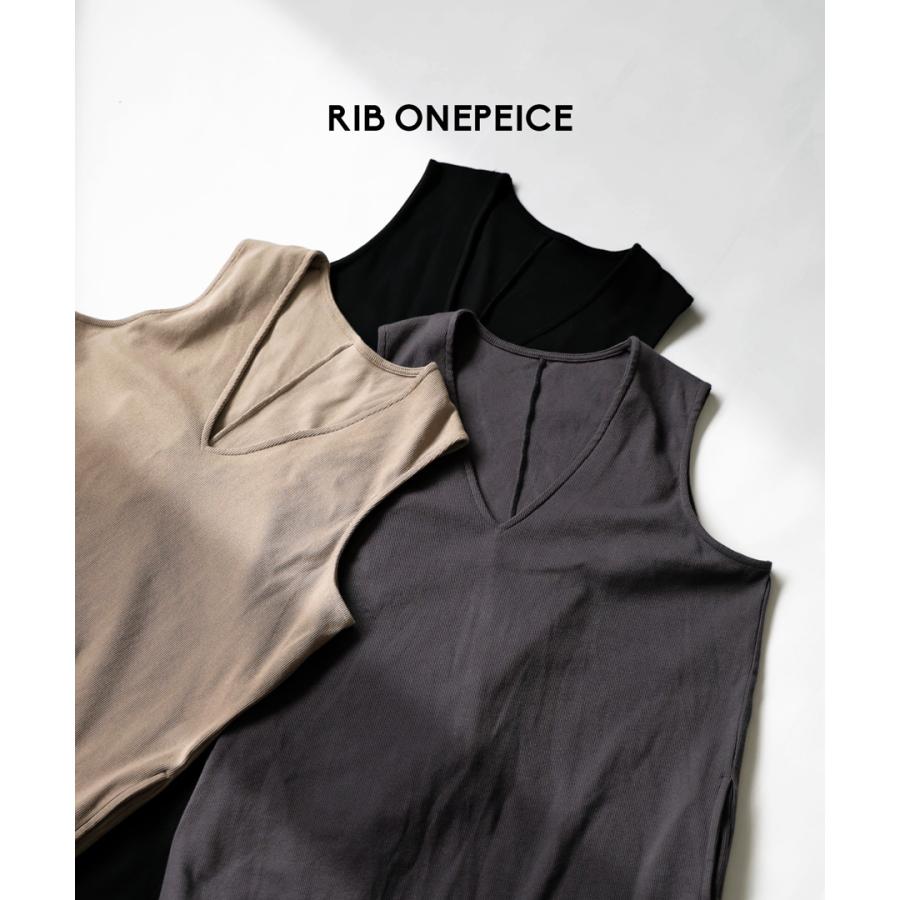 シュッと美シリーズ リブワンピース レディース ワンピ・再販。500ptメール便可 | antiqua | 21