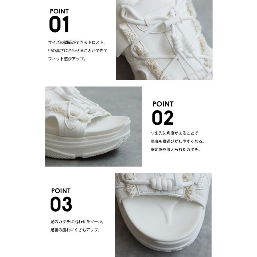 厚底 レースアップサンダル レディース エアソ 厚底 レースアップサンダル レディース エアソール 送料無料