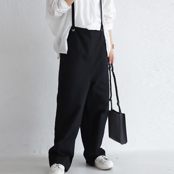 ボトムス パンツ レディース サロペット サロペ ワイド サスペンダーパンツ 再販 メール便不可 Ao Antiqua 通販 Yahoo ショッピング