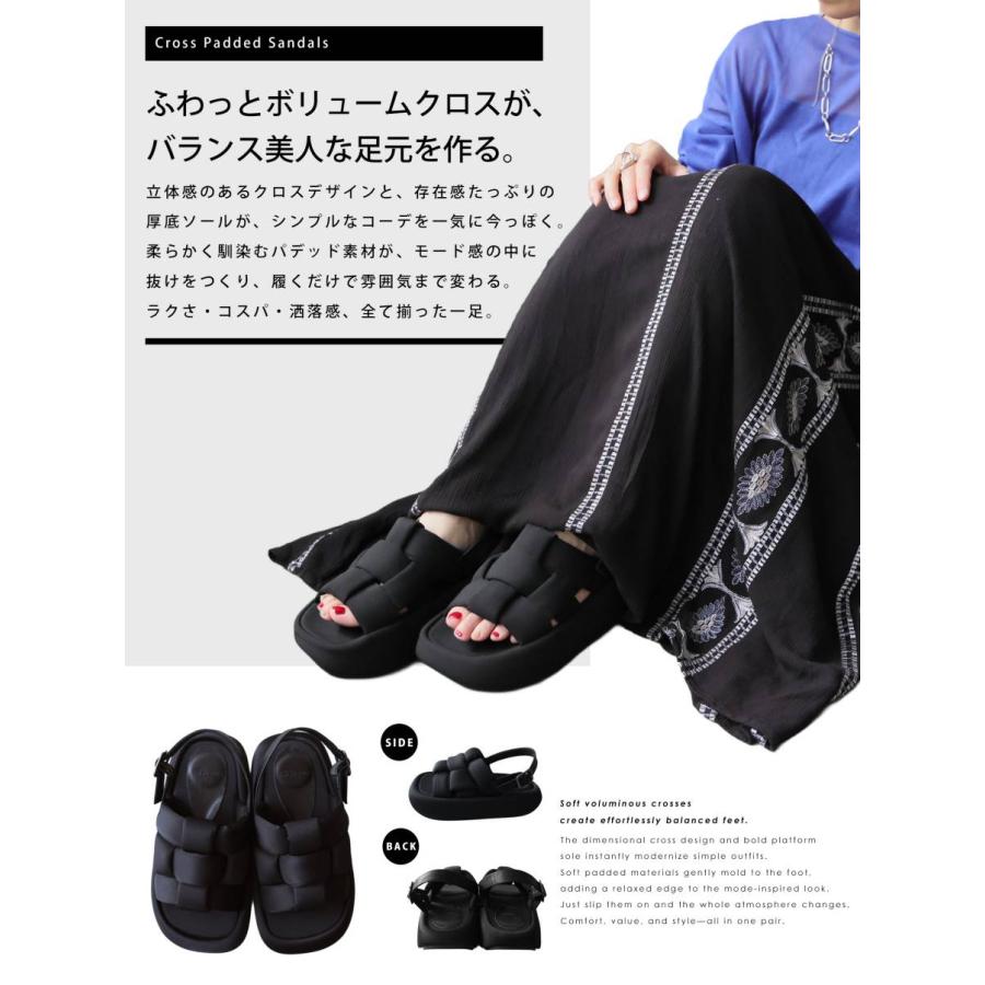 厚底 サンダル レディース シューズ クツ 靴 送料無料 ・メール便不可の画像