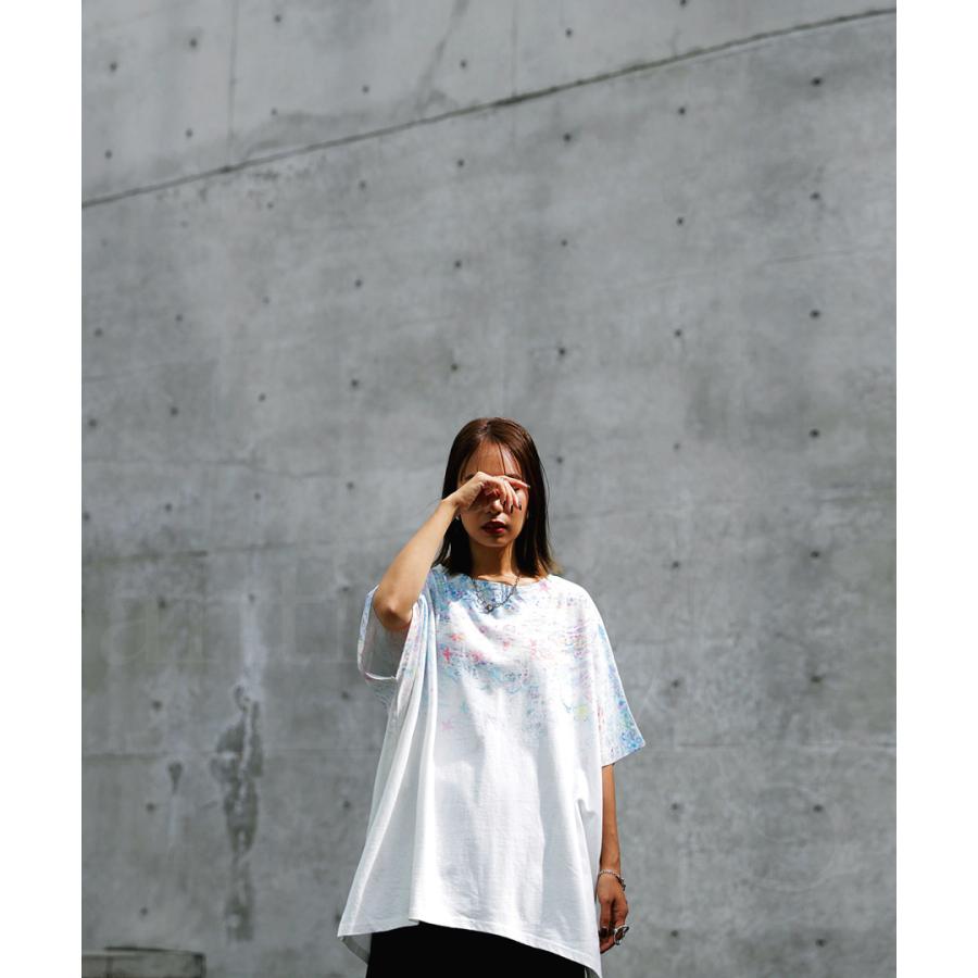 antiqua（アンティカ） bimako×ANTIQUA アートプリントTシャツ
