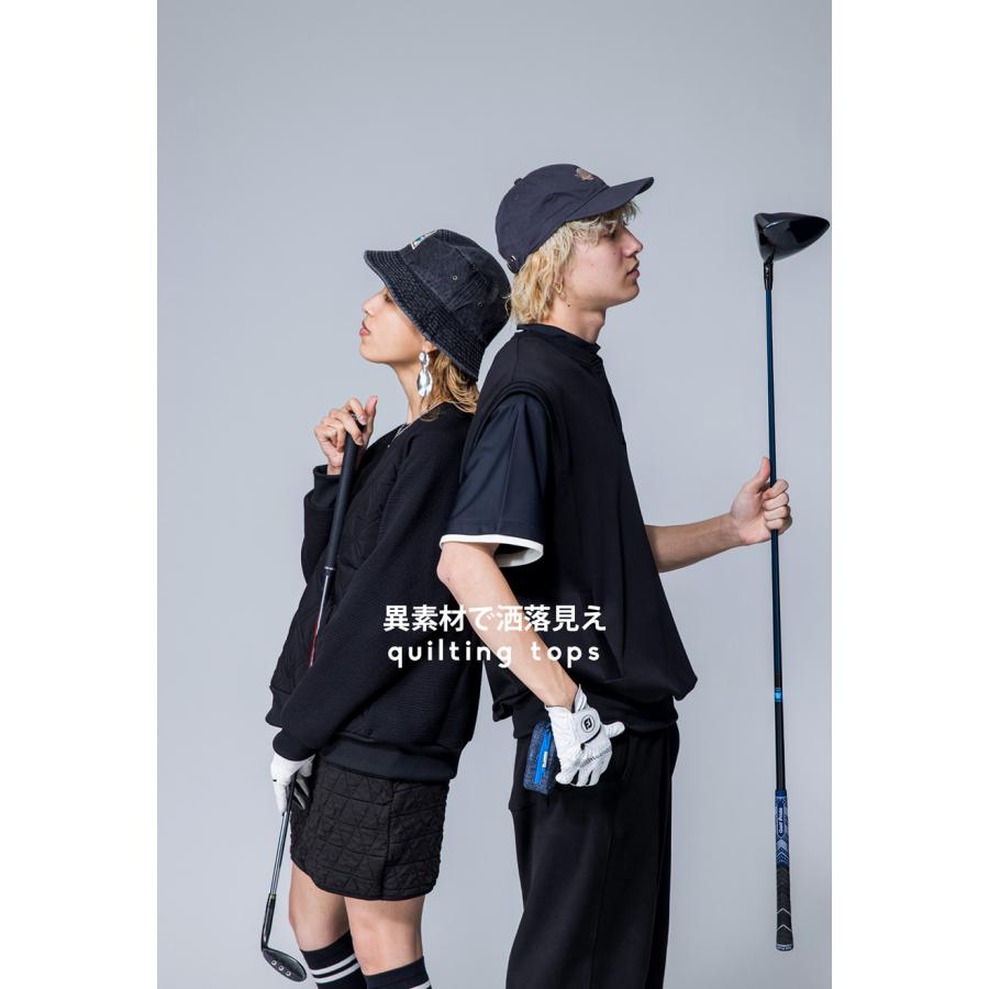 ANTIQUA GOLF×STCH キルトトップス レディース 送料無料・12月4日10時