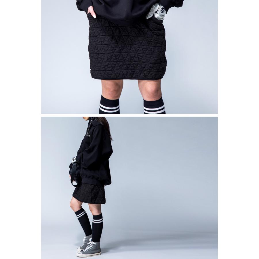 antiqua（アンティカ） ANTIQUA GOLF×STCH キルティングスカート 送料