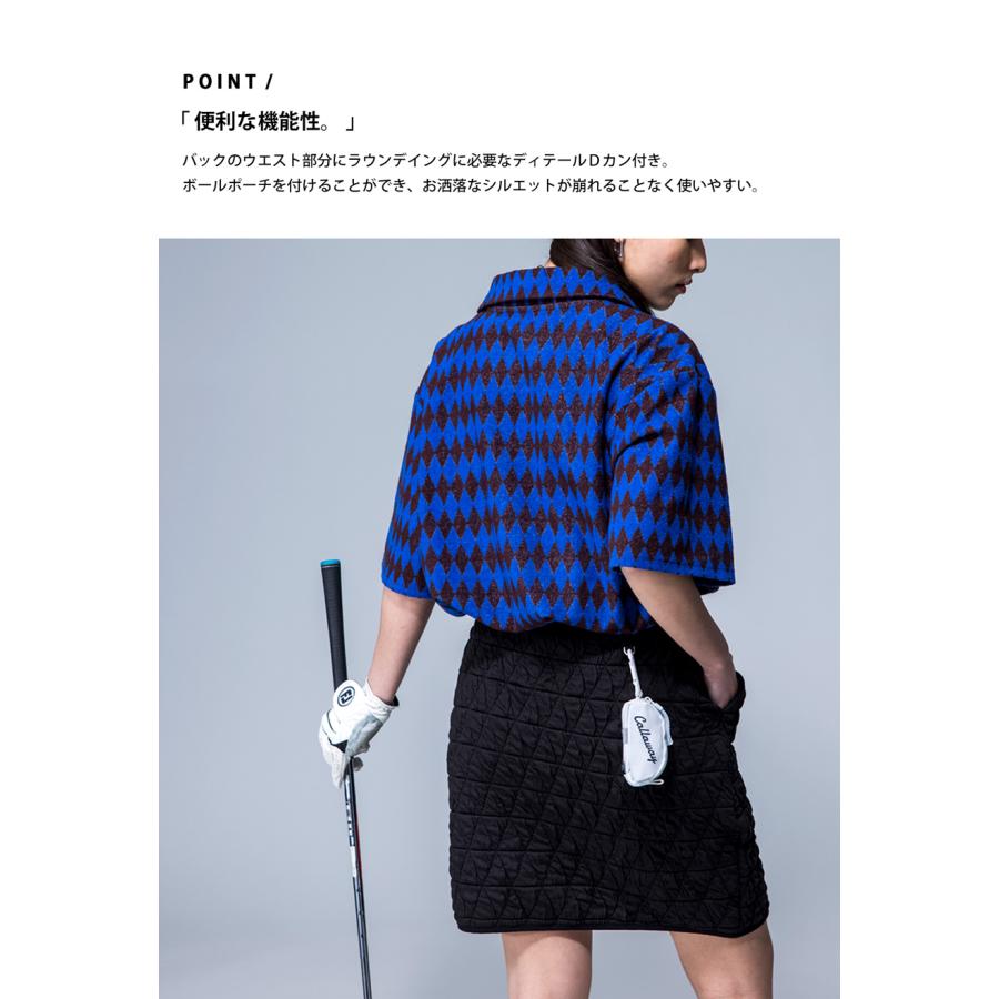 antiqua（アンティカ） ANTIQUA GOLF×STCH キルティングスカート 送料