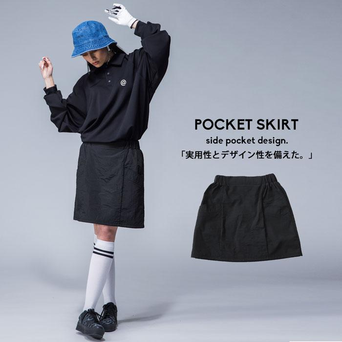 ANTIQUA GOLF×STCH ポケットデザインスカート レディース 送料無料・再販。100ptメール便可｜antiqua｜19