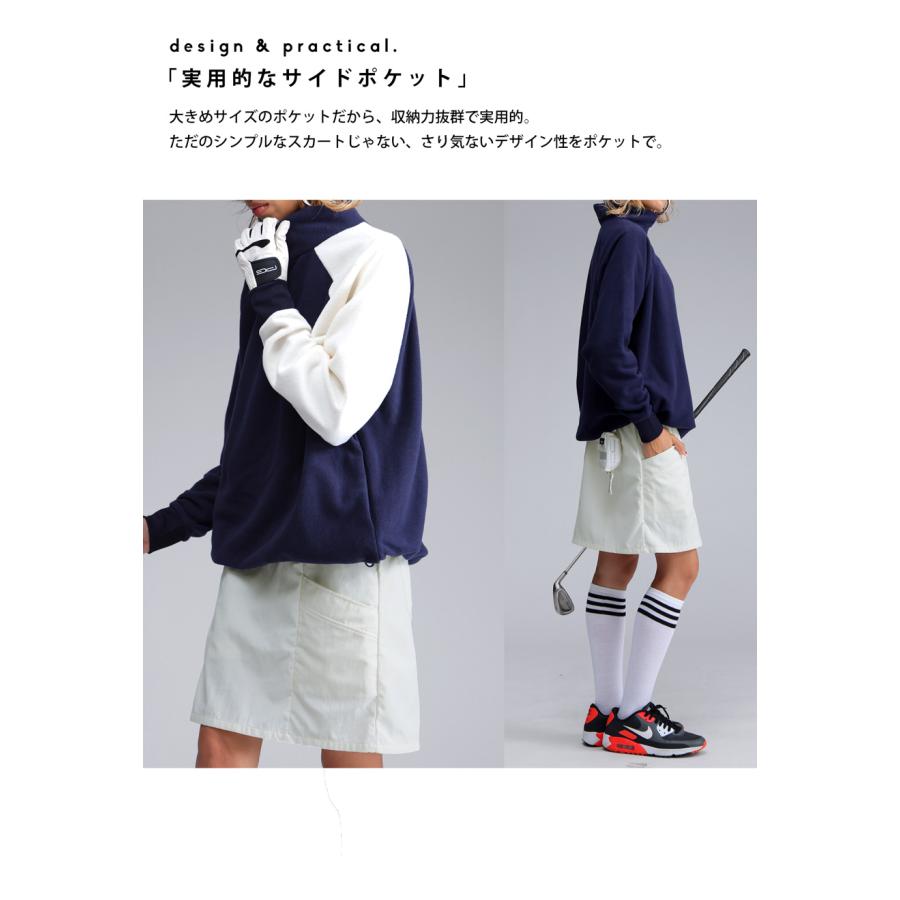 antiqua（アンティカ） ANTIQUA GOLF×STCH ポケットデザインスカート