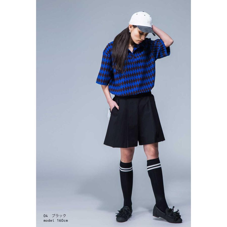 ANTIQUA GOLF×STCH プリーツハーフパンツ レディース 送料無料・再入荷 80ptメール便可 | antiqua | 13