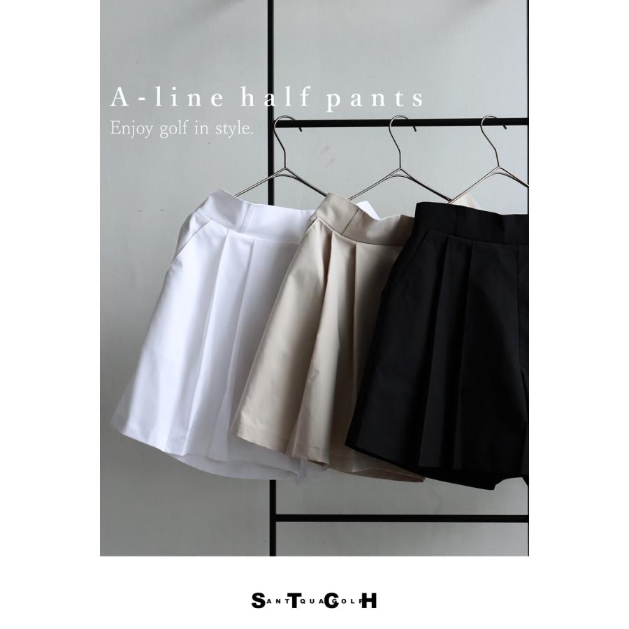 ANTIQUA GOLF×STCH プリーツハーフパンツ レディース 送料無料・再入荷 80ptメール便可 | antiqua | 17