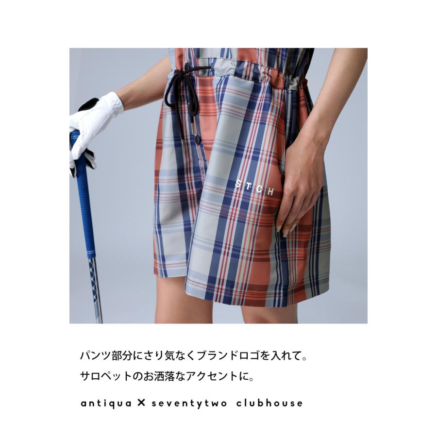 ANTIQUA GOLF×STCH オールインワン レディース 送料無料・3月9日10時〜再販。100ptメール便可 母の日｜antiqua｜20