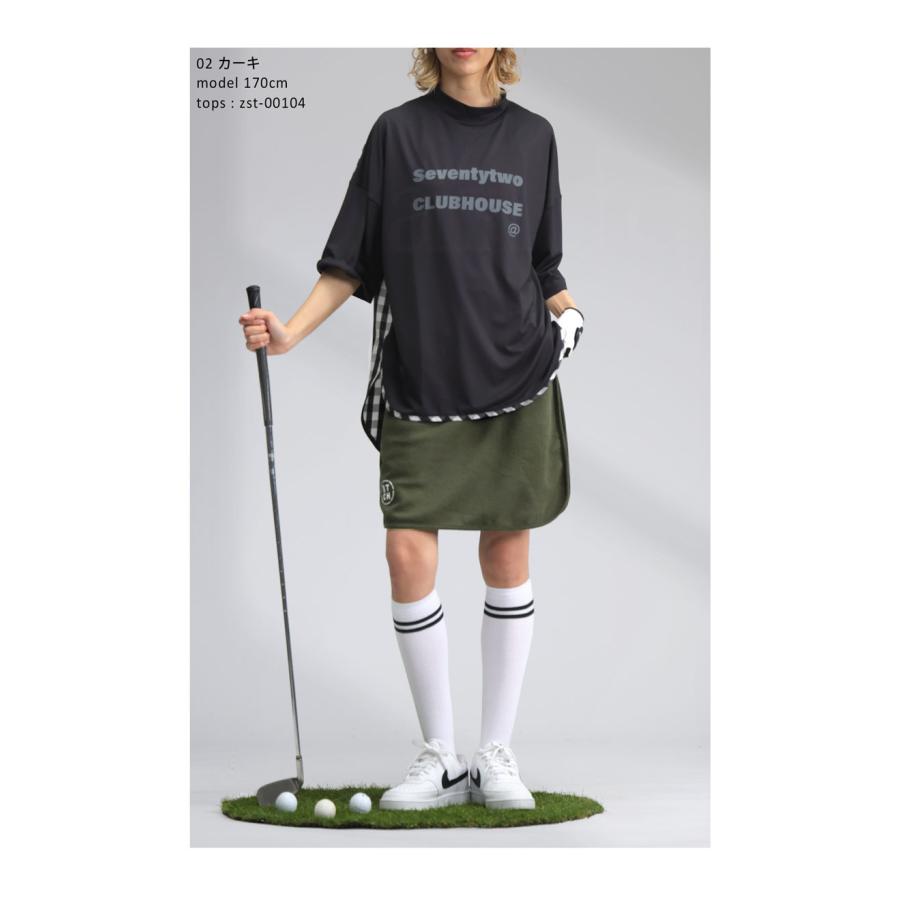 antiqua（アンティカ） ANTIQUA GOLF×STCH スカート レディース 送料