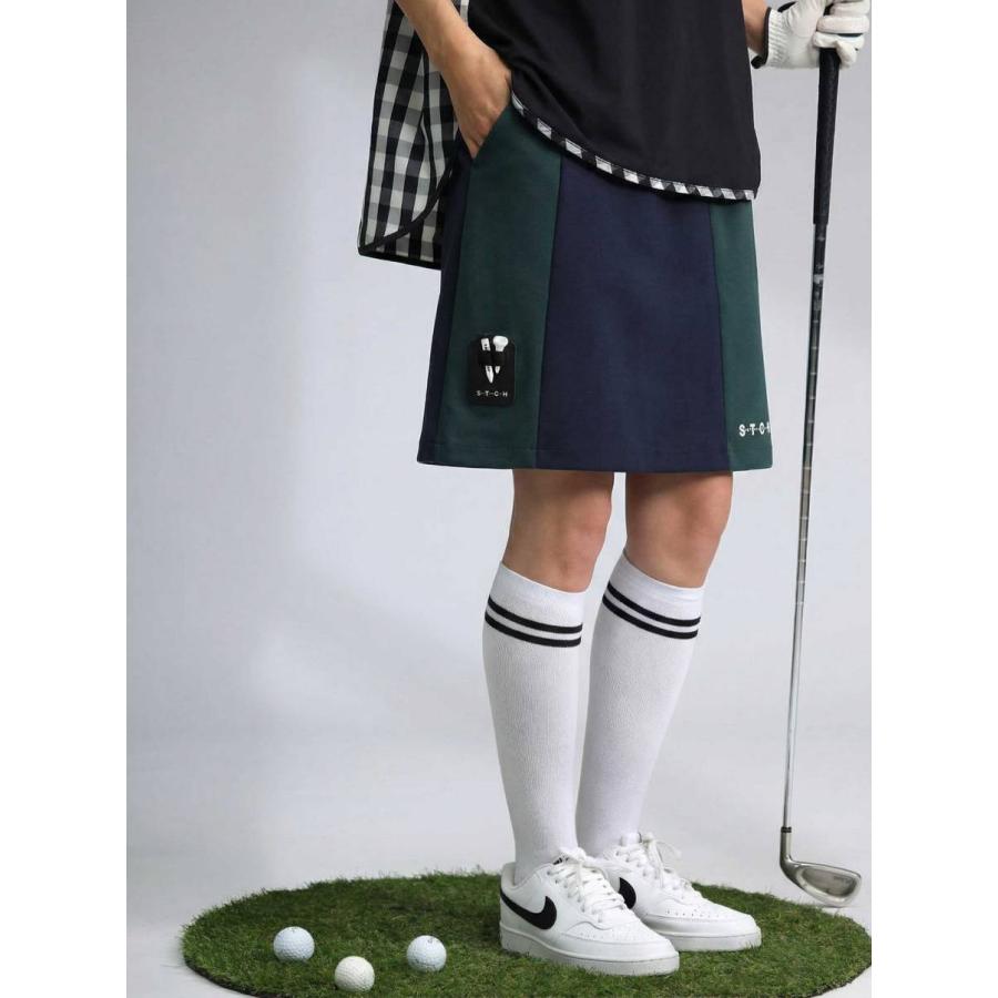 antiqua（アンティカ） ANTIQUA GOLF×STCH スカート レディース 送料