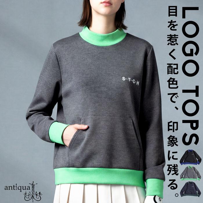 antiqua（アンティカ） ANTIQUA GOLF×STCH プルオーバー レディース