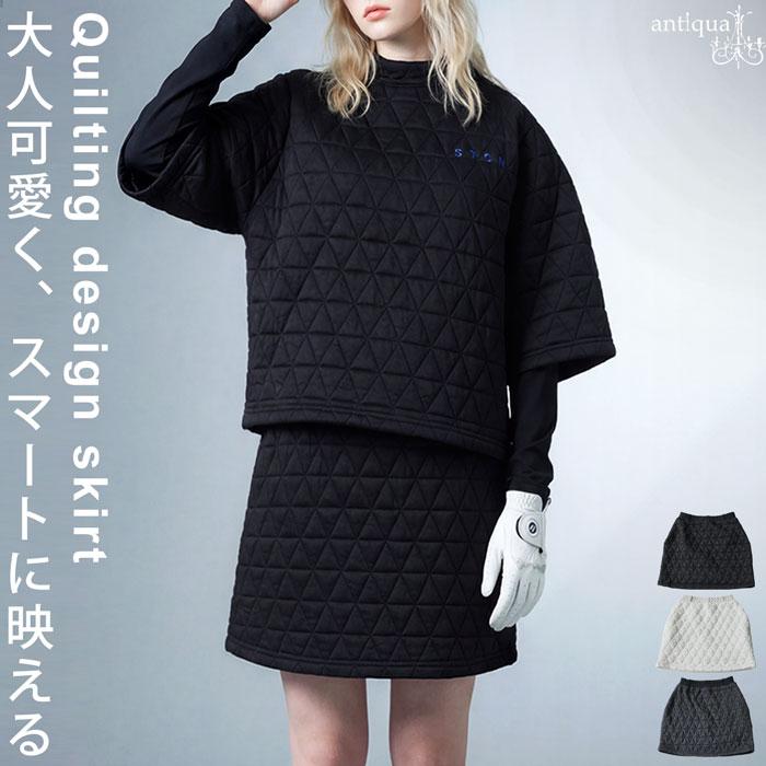 antiqua（アンティカ） ANTIQUA GOLF×STCH スカート レディース 送料