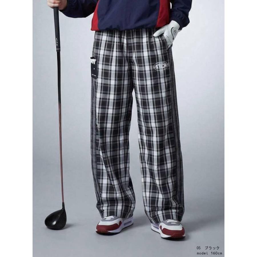 【極美品】ANTIQUA GOLF×STCH 英国風チェック柄ロゴパンツ ゴルフ antiqua（アンティカ） ANTIQUA GOLF×STCH パンツ レディース 送料無料