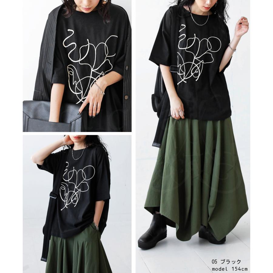 トップス digne half sleeve T / vintage black digne half sleeve T / vintage black