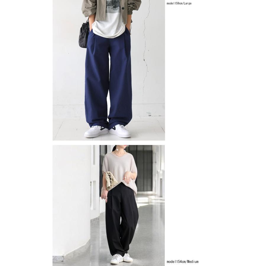 antiqua（アンティカ） 育てるリネン テーパードパンツ レディース 