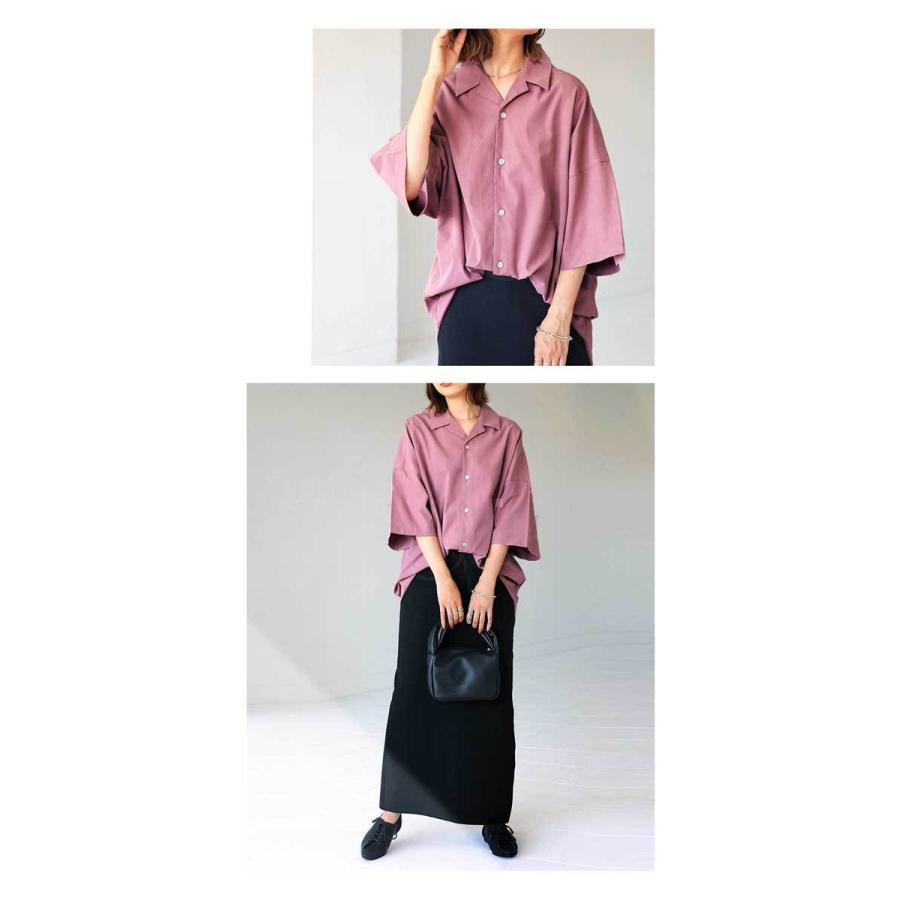 antiqua（アンティカ） 開襟シャツ シャツ レディース トップス 半袖
