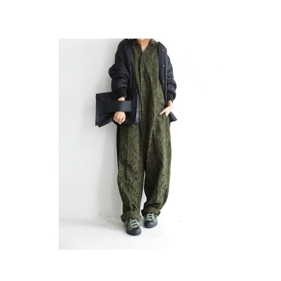 アンティカ　ジャガードオールインワン antiqua ジャガードオールインワン オールインワン レディース