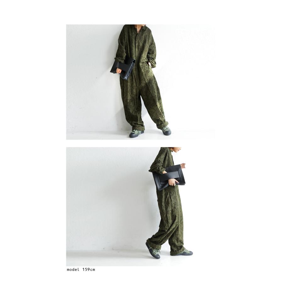 antiqua ジャガードオールインワン オールインワン レディース