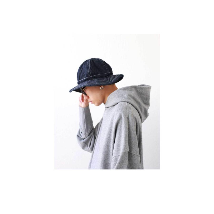 デニムハット 帽子 メンズ ハット 綿100 デニム・500ptメール便可【Z】 | antiqua | 11