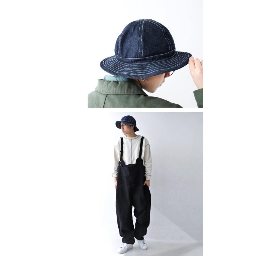 デニムハット 帽子 メンズ ハット 綿100 デニム・500ptメール便可【Z】 | antiqua | 03