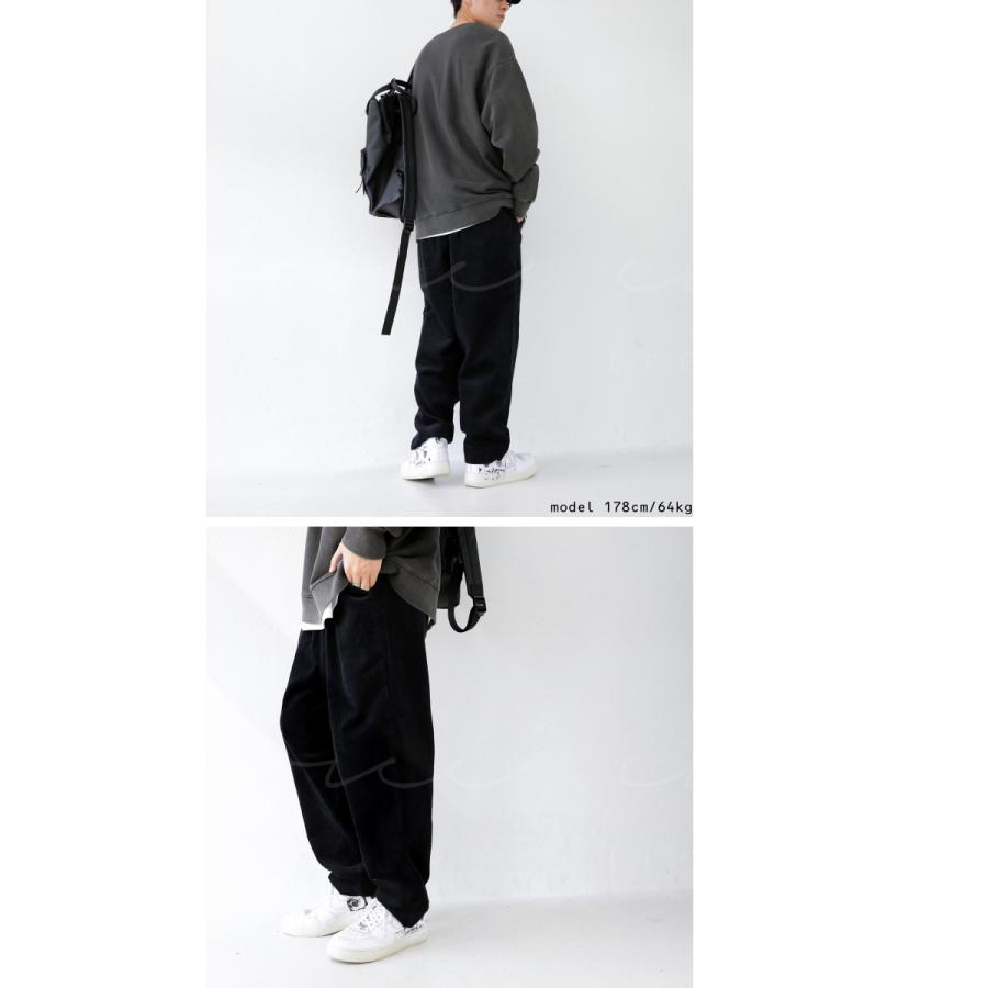 ARGUEコーデュロイ パンツサイズ3 ブラック antiqua（アンティカ） コーデュロイパンツ パンツ メンズ ボトムス