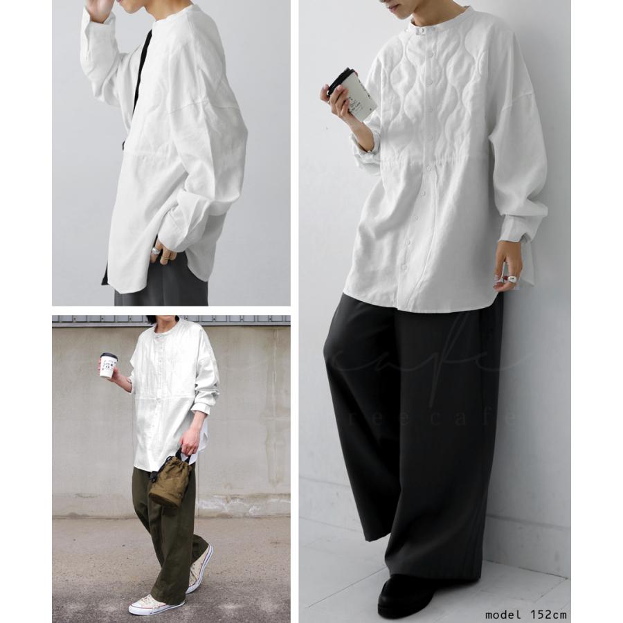 antiqua（アンティカ） キルティングシャツ シャツ メンズ トップス