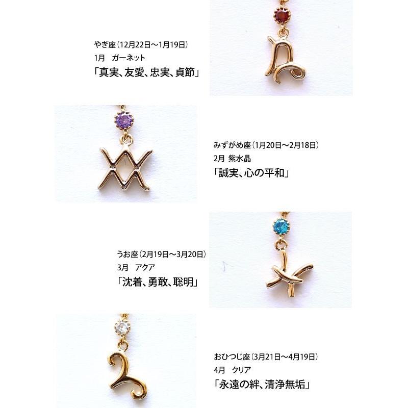 アクセ送料無料 ピアス アクセサリー レディース 星座 誕生石・(30