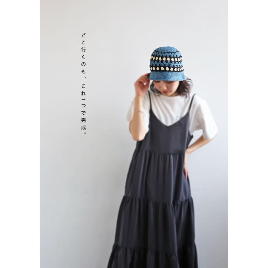 antiqua（アンティカ） クロシェ編みハット 帽子 レディース ハット