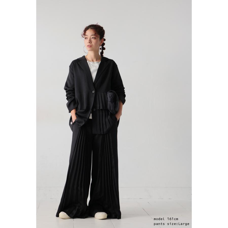 プロ監修!お得コーデセット】プリーツデザイン ジャケット パンツ