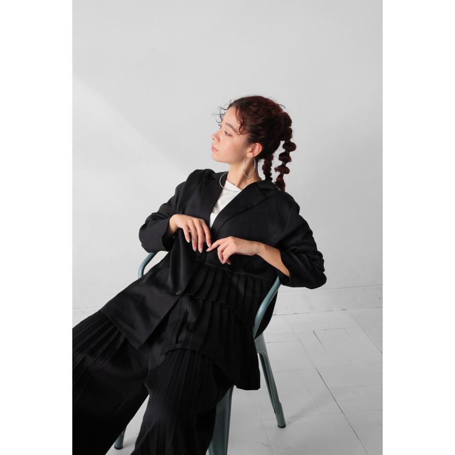 【プロ監修!お得コーデセット】プリーツデザイン ジャケット パンツ レディース 送料無料・メール便不可 返品キャンセル交換不可 | antiqua | 18