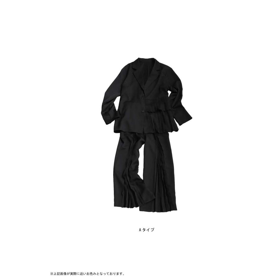 【プロ監修!お得コーデセット】プリーツデザイン ジャケット パンツ レディース 送料無料・メール便不可 返品キャンセル交換不可 | antiqua | 20