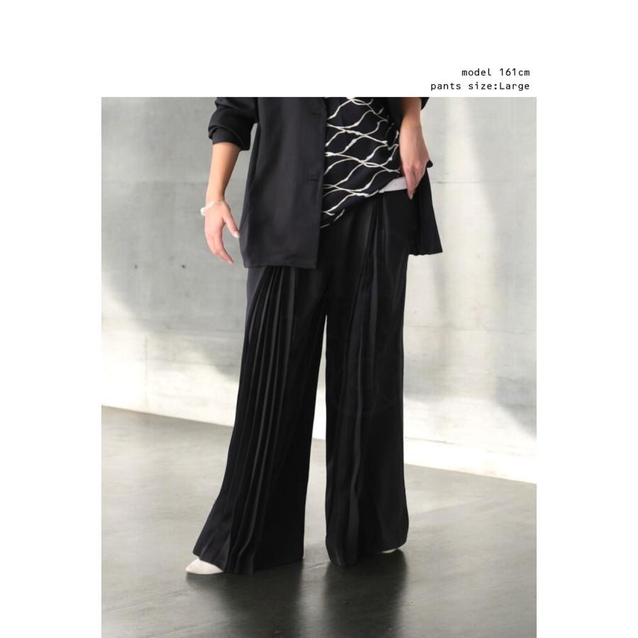 【プロ監修!お得コーデセット】プリーツデザイン ジャケット パンツ レディース 送料無料・メール便不可 返品キャンセル交換不可 | antiqua | 09