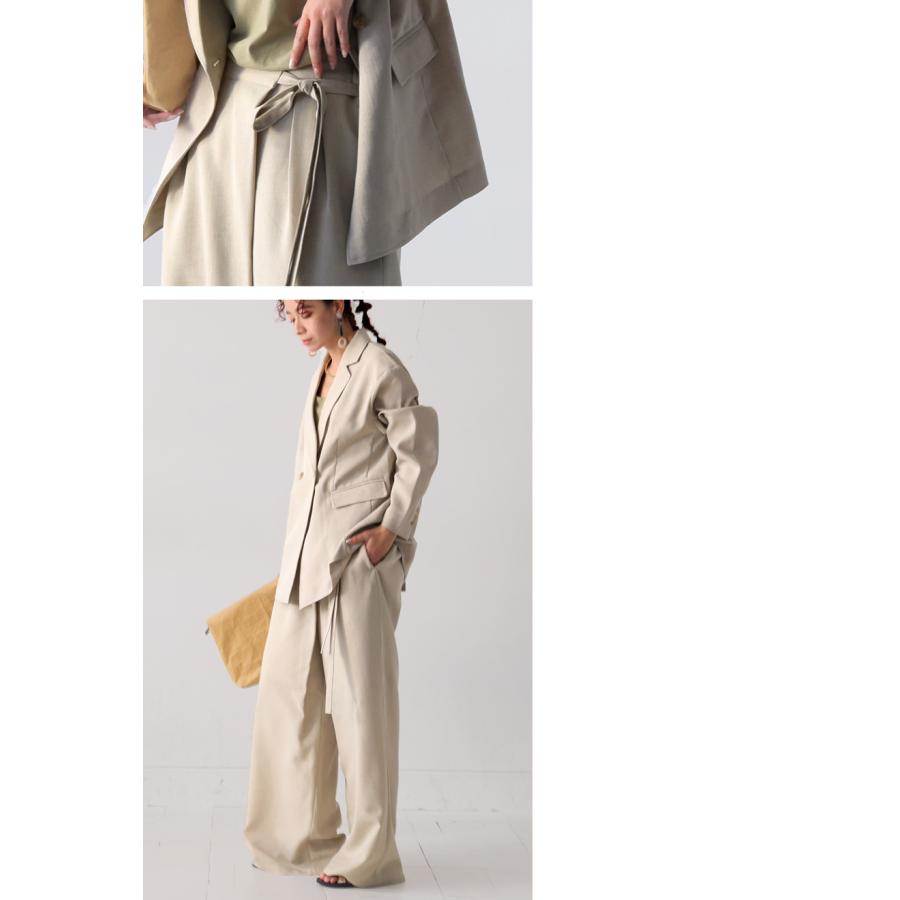 【プロ監修!お得コーデセット】テーラードジャケット ラップ風パンツ レディース 送料無料・メール便不可 返品キャンセル交換不可 | antiqua | 20