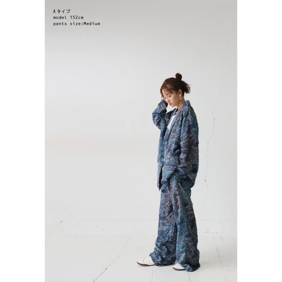 【プロ監修!お得コーデセット】マーブル柄 ジャケット パンツ レディース 送料無料・メール便不可 返品キャンセル交換不可 | antiqua | 11