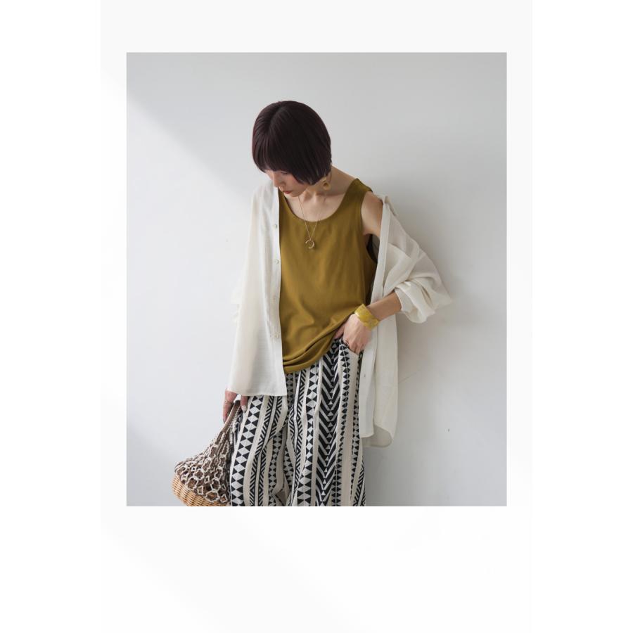 コーデセット レディース タンクトップ シアーシャツ 送料無料・メール便不可 | antiqua | 23