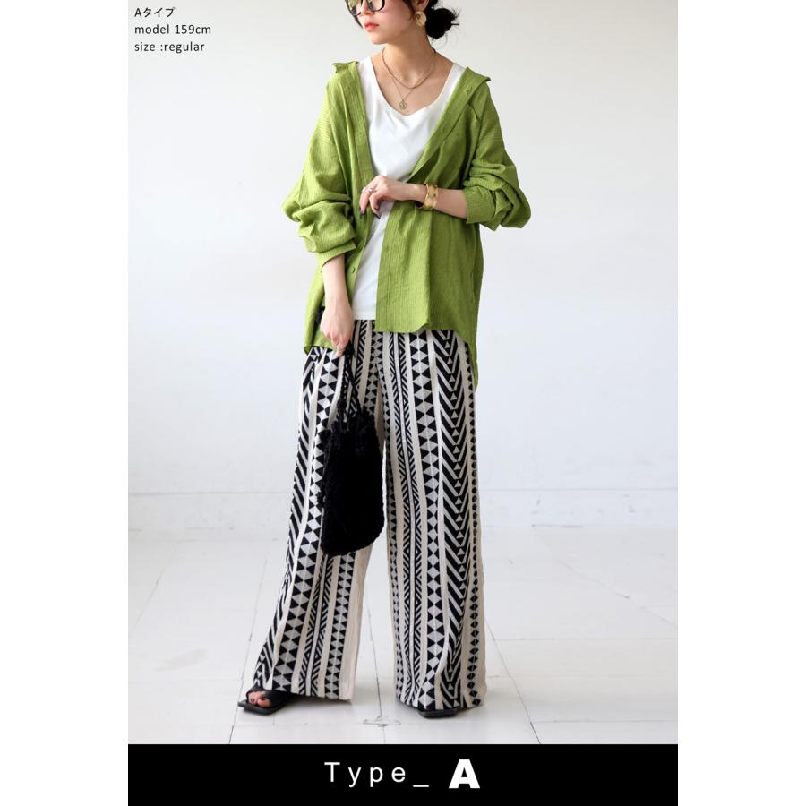 antiqua コーデセット レディース タンクトップ シアーシャツ