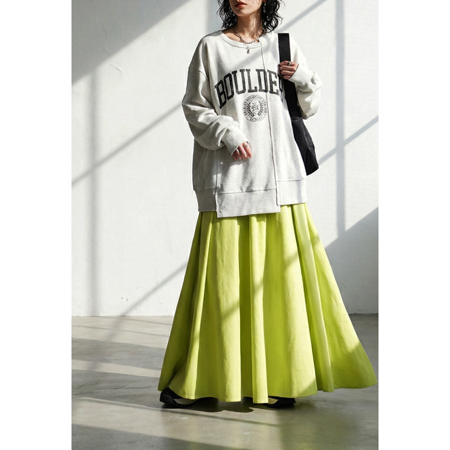 コーデセット スウェット フレアスカート レディース 送料無料・メール便不可 | antiqua | 18