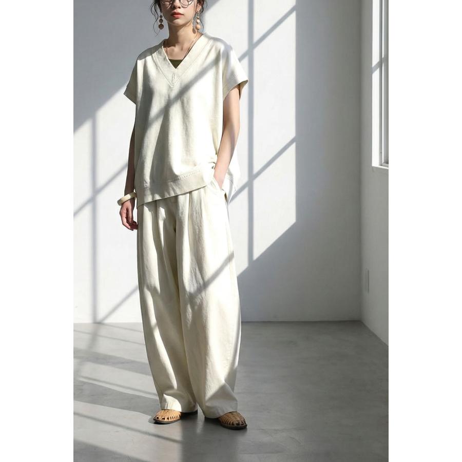 コーデセット ベスト タンク パンツ レディース 送料無料・メール便不可 | antiqua | 22