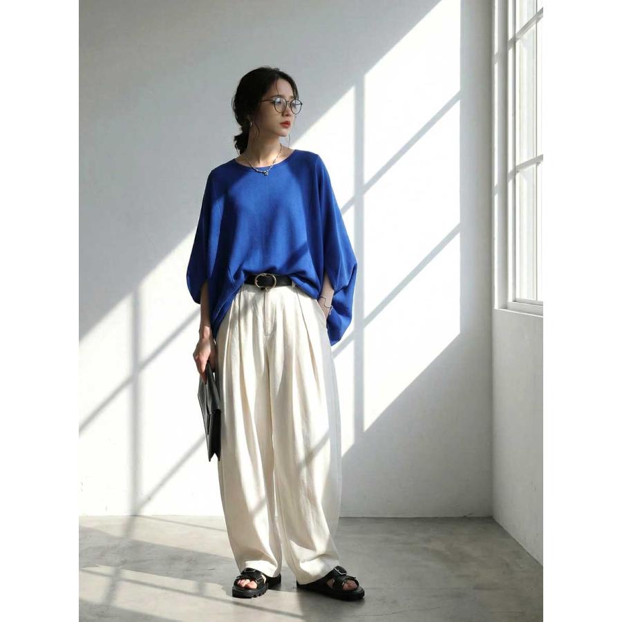 コーデセット レディース ニット パンツ ドルマン 送料無料・メール便不可 | antiqua | 23