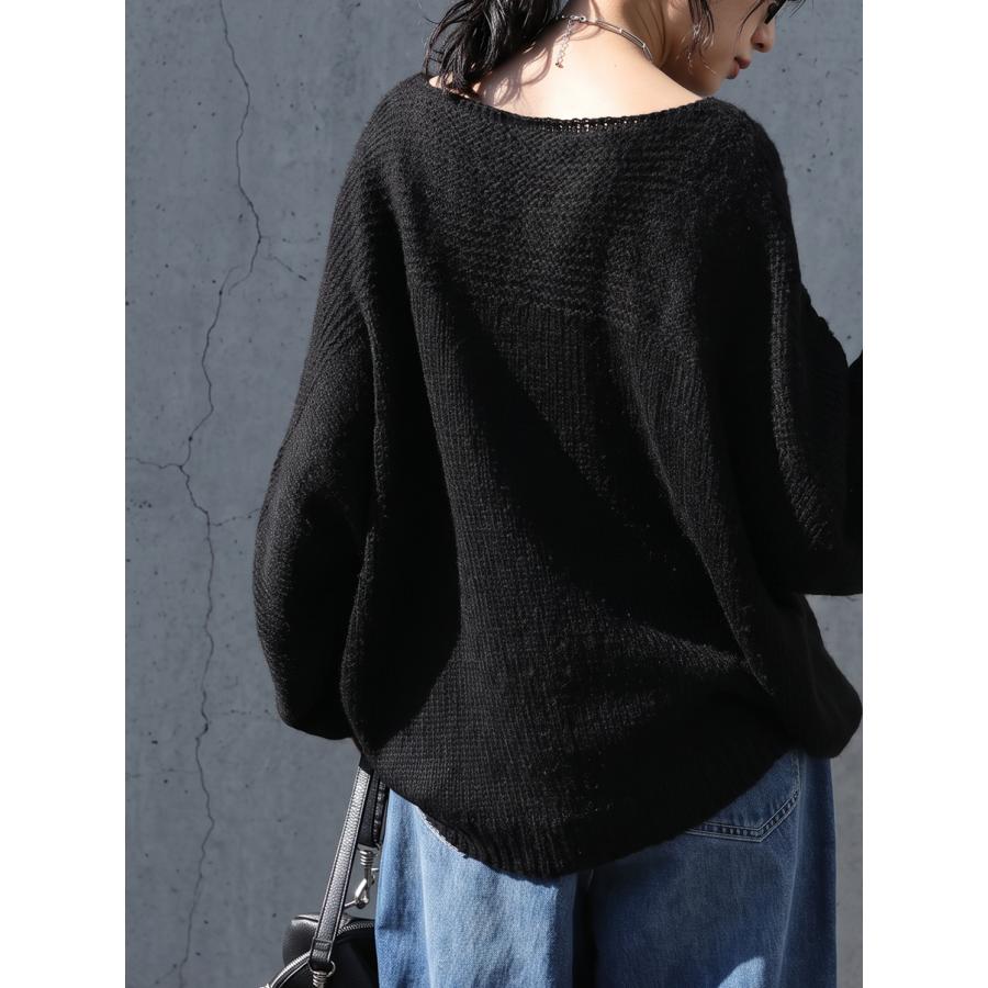 予約10月中旬納期 コーデセット レディース ニット デニムパンツ 送料無料 ・メール便不可 | antiqua | 09