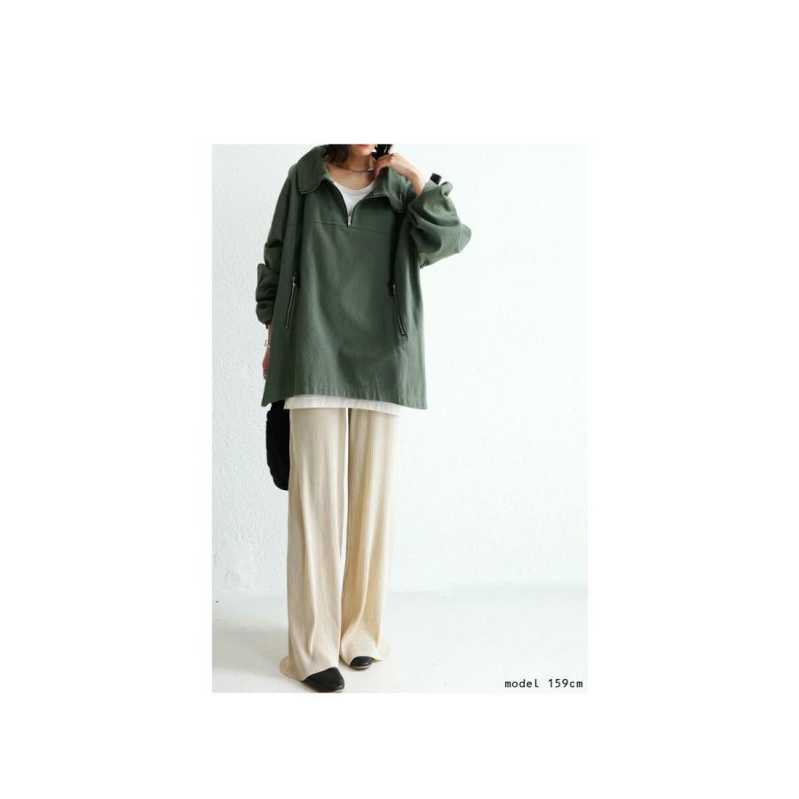 プリーツパンツ セルフカット パンツ レディース ボトムス・メール便不可 | antiqua | 19