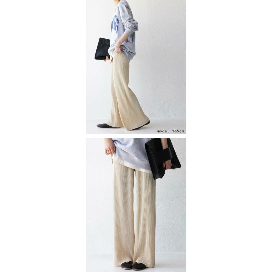 プリーツパンツ セルフカット パンツ レディース ボトムス・メール便不可 | antiqua | 20