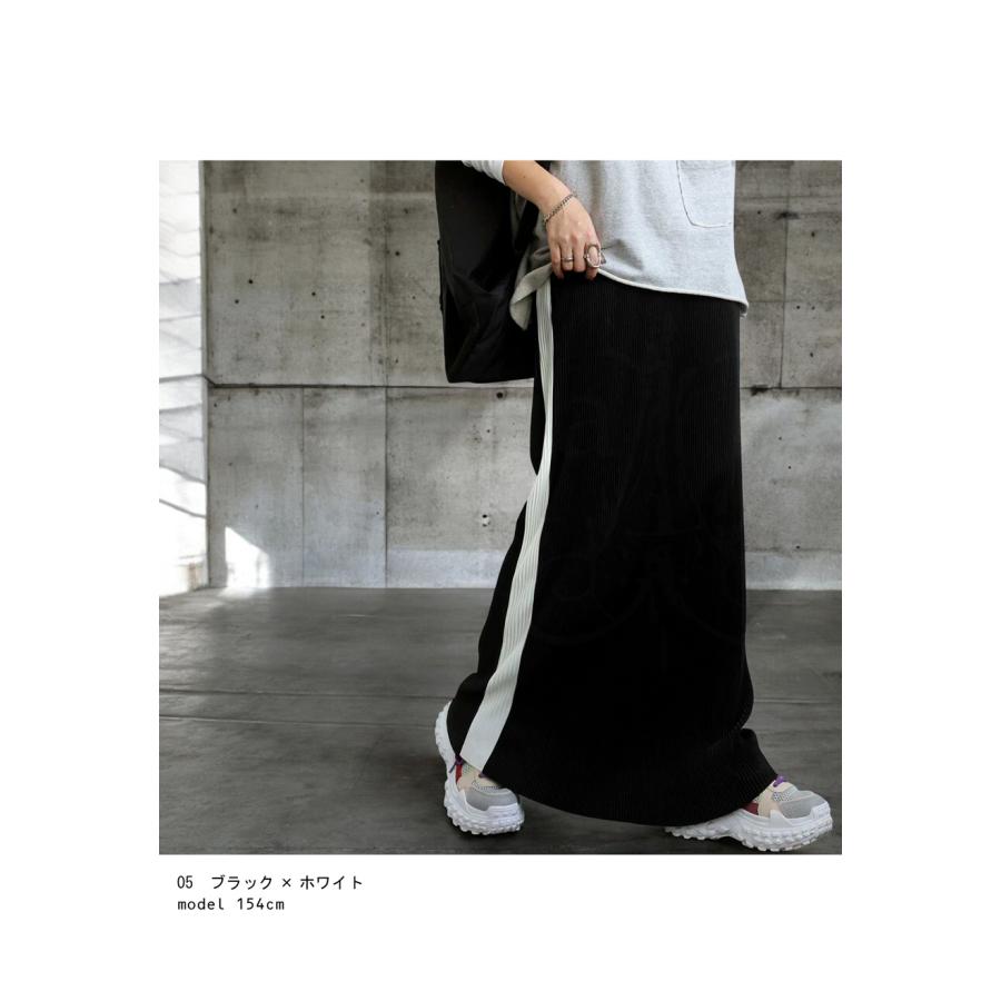 プリーツ ラインスカート スカート レディース 送料無料・再入荷 メール便不可 | antiqua | 18