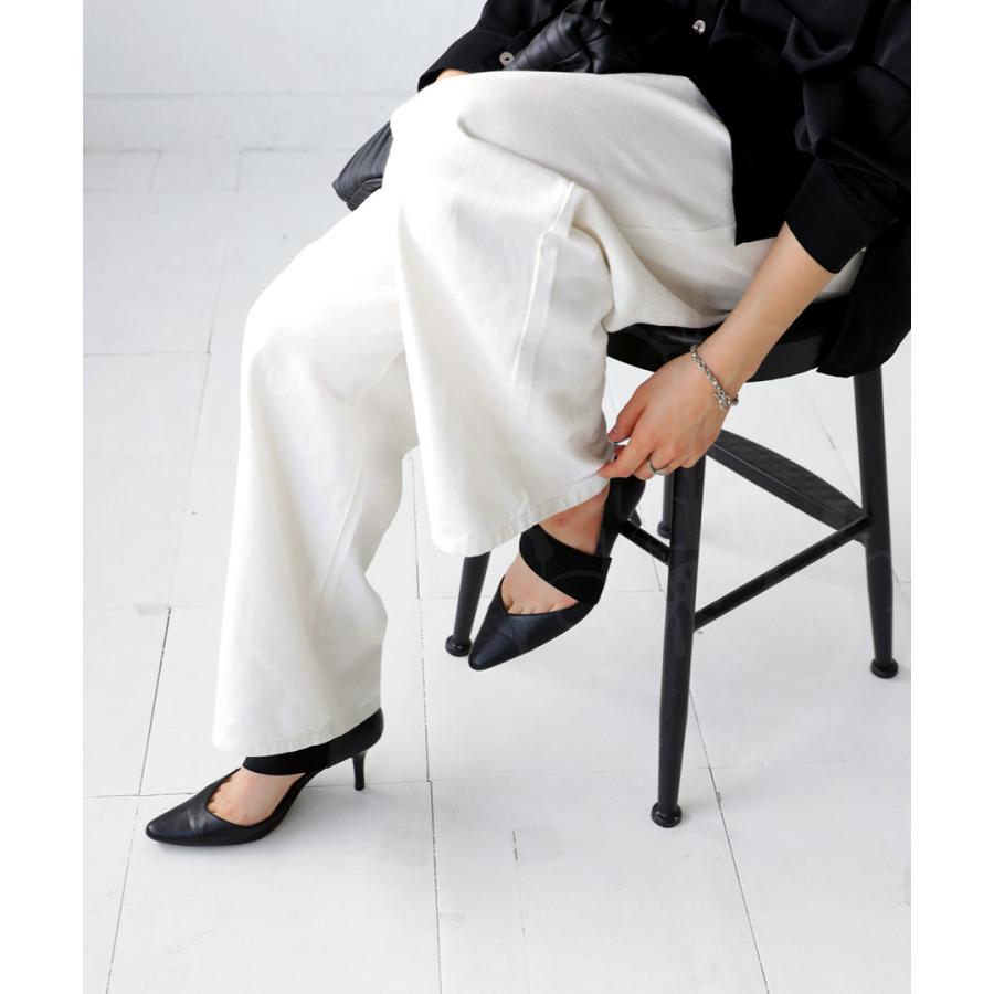 本革ゴアパンプス｜シューズ〈日本製〉antiqua antiqua ゴアパンプス パンプス レディース 靴 ヒール 送料無料